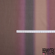 Mousseline georgette polyester imprimé pois blanc optique fond noir