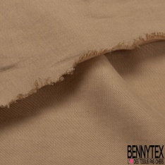 Coupon de 3m de Cupro viscose uni biche des bois
