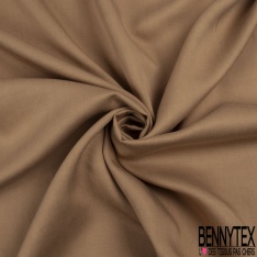 Coupon de 3m de Cupro viscose uni biche des bois