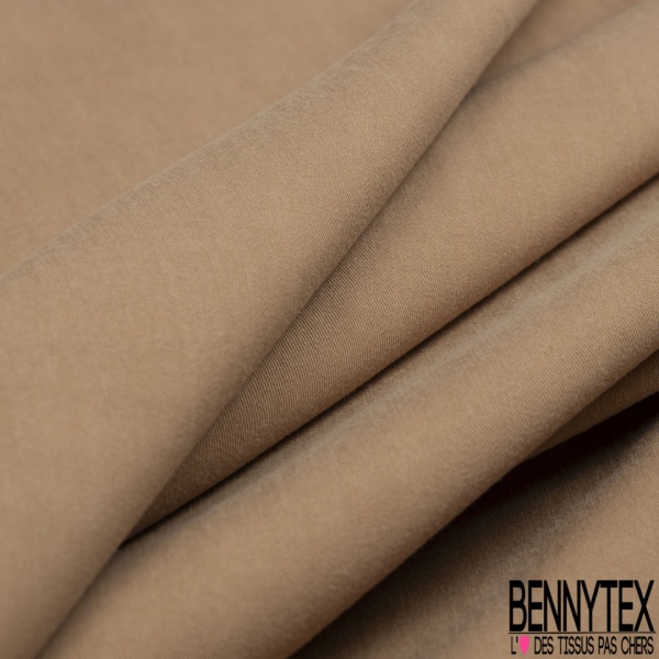 Coupon de 3m de Cupro viscose fluide uni camel