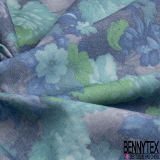 Toile coton chiné blanc optique aztèque