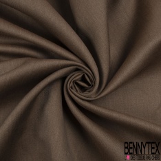 Coupon 3m Laine tailleur froide mi rigide chiné brun fauve souris petite laize