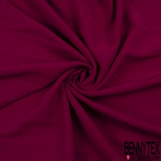 Coupon 3m Crêpe polyester uni noir mat