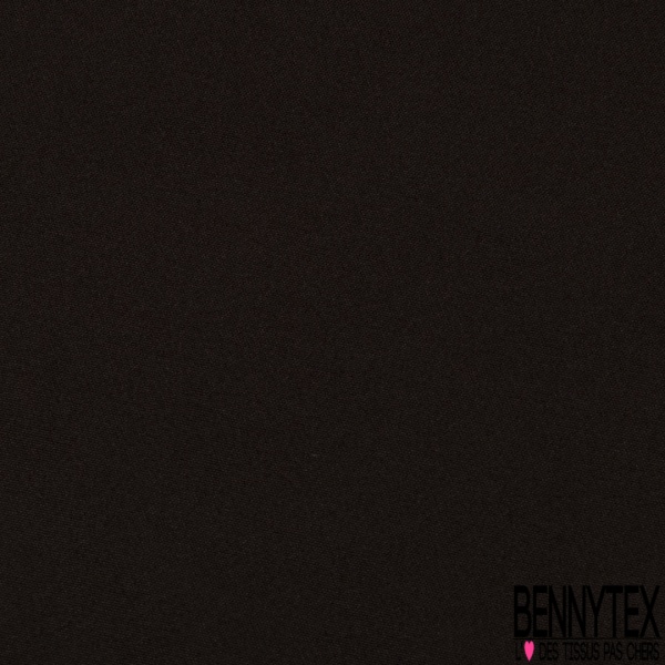 Doublure polyester uni café noir