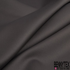 Satinette polyester élasthanne uni bordeaux
