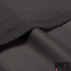 Satinette polyester élasthanne uni bordeaux