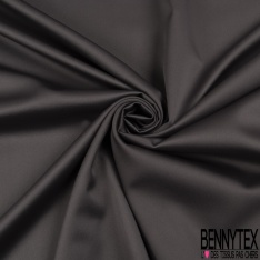 Satinette polyester élasthanne uni bordeaux