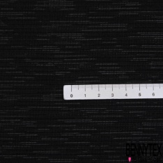 Coupon 3m maille crêpée fine uni blanc discret