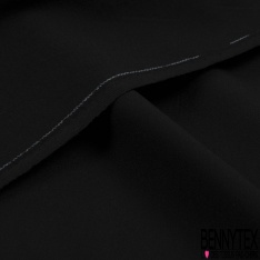 Drap de laine sauvage bleu nuit petite laize