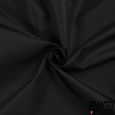 Drap de laine élasthanne vintage uni noir