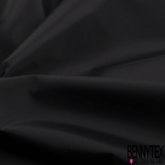 Drap de laine élasthanne vintage uni noir