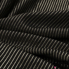 Double crêpe viscose de luxe uni ocre rouge