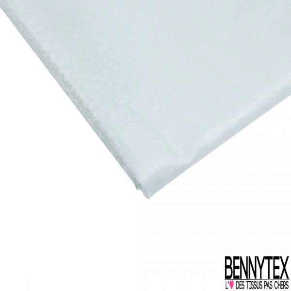 Coupon 2m80 jacquard damassée de soie motif palmier lurex argent fond rose dragées