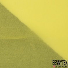 Coupon Organza de soie uni jaune or