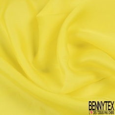 Coupon Organza de soie uni jaune or
