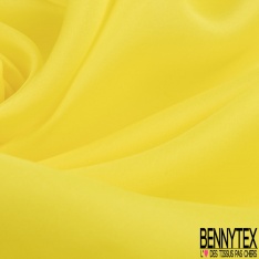 Coupon Organza de soie uni jaune or