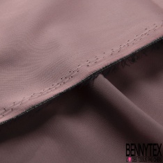 Coupon 2m80 Satin de soie viscose uni rose nuptial