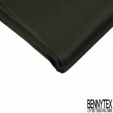 Coupon 2m Taffetas mikado polyester uni kaki militaire