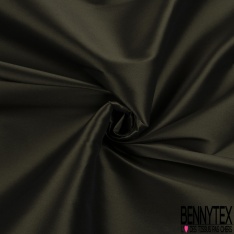Coupon 2m Taffetas mikado polyester uni kaki militaire