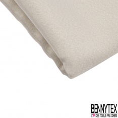 Coupon 3m Crêpe de soie viscose fluide de luxe olive givré lurex olive