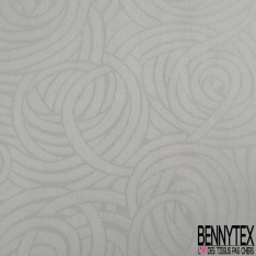 Polyester jacquard ton sur ton nappe couleurs corail