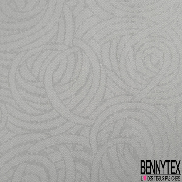 Polyester jacquard ton sur ton nappe couleurs corail