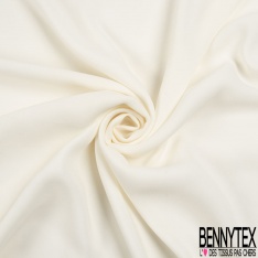 Double crêpe viscose lourd élasthanne uni matin gris