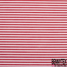 Jacquard sergé imprimé rayure verticale noir roux