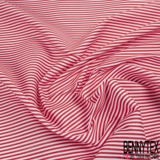 Jacquard sergé imprimé rayure verticale noir roux