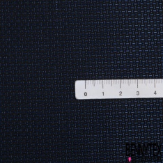 Jacquard imprimé rayure horizontale blanc optique rouge