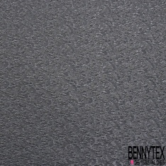 Jacquard imprimé mini losange noir cendre de bois