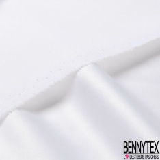 Satinette polyester uni bordeaux