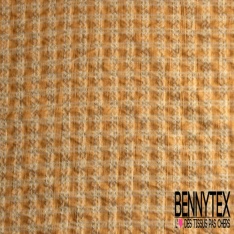 Coton gratté tissé teint carreaux écossais ton rouge bleu nuit blanc discret lurex argent