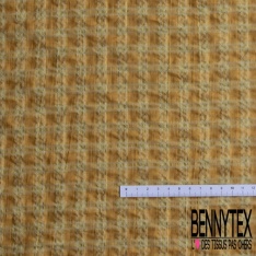 Coton gratté tissé teint carreaux écossais ton rouge bleu nuit blanc discret lurex argent