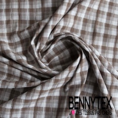 Coton tissé teint motif rayure verticale rose rouge ciel blanc optique marine