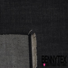 Jeans coton moyen élasthanne bleu brut