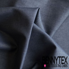 Jeans coton moyen élasthanne charbon profond