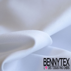 Toile de coton uni lait mûre