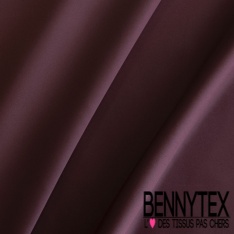 Coupon 3m satin polyester uni prune