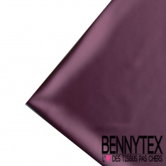 Coupon 3m satin polyester uni prune