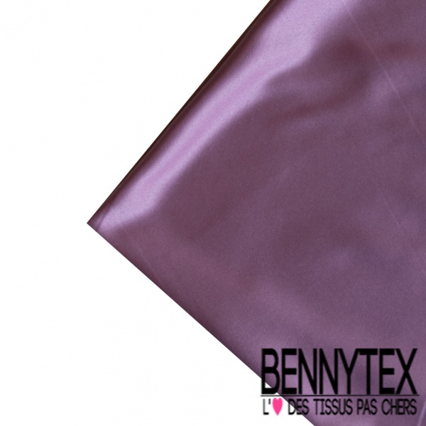 Coupon 3m satin polyester uni bordeaux