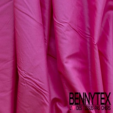 Coupon 3m voile de coton uni tulipe violette