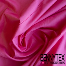 Coupon 3m voile de coton uni tulipe violette