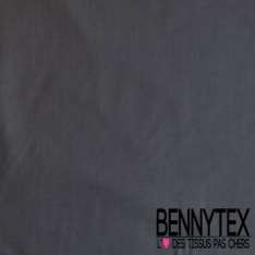 Coupon 3m voile de coton uni bleu canard