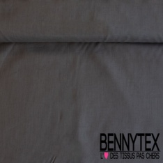 Coupon 3m voile de coton uni bleu canard