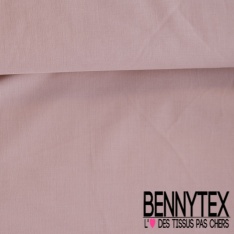 Coupon 3m voile de coton uni blanc cassé