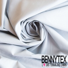 Coupon 3m voile de coton uni rose nude