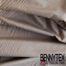 Coupon 3m voile de coton uni gris clair