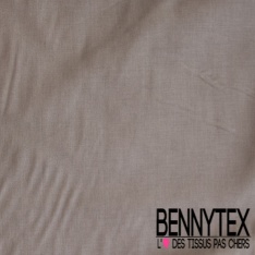 Coupon 3m voile de coton uni gris clair