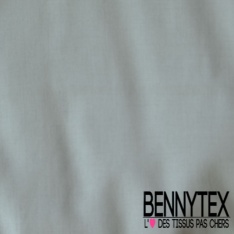 Coupon 3m voile de coton uni taupe clair